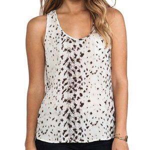 Joie Animal Print Silk Tank Size S